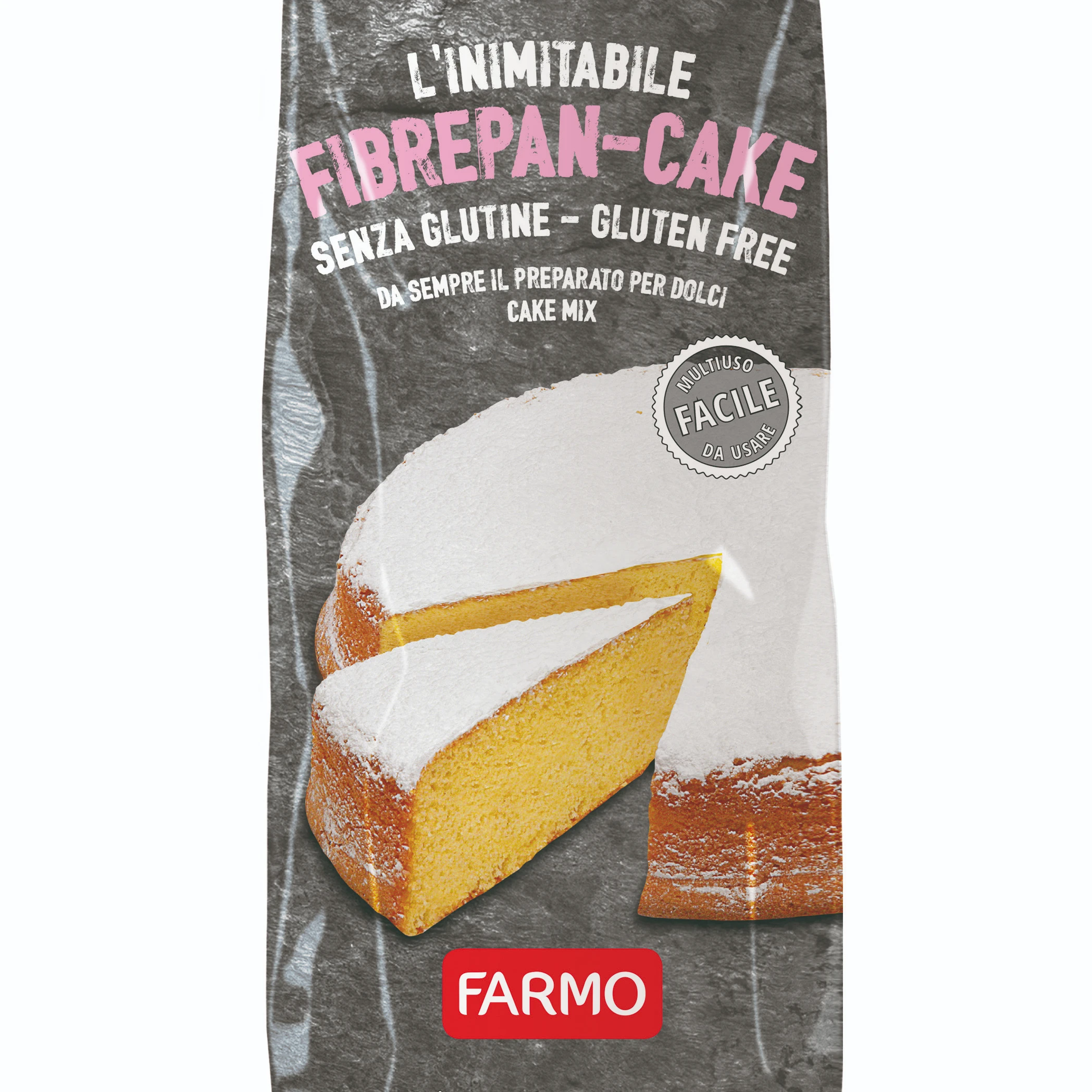Лучший итальянский качественный кекс Fibrepan 500 г без глютена для