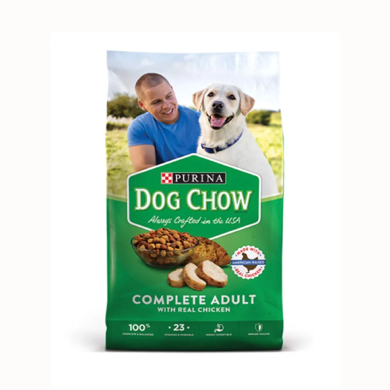 Purina Dog Chow Complete With Raised Real Chicken Dry Dog Food (adults ) 18.5 Lb. Bag Best Price