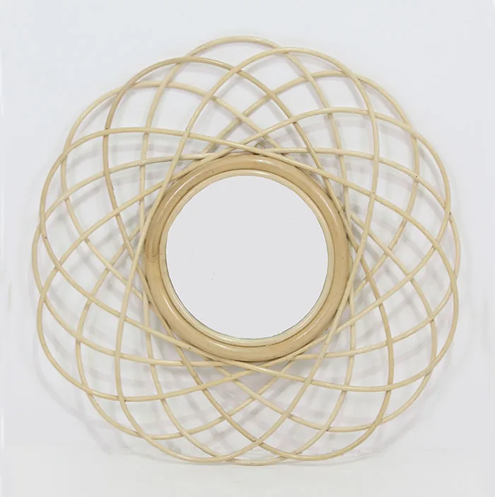 SunHeat Rattan Mirror