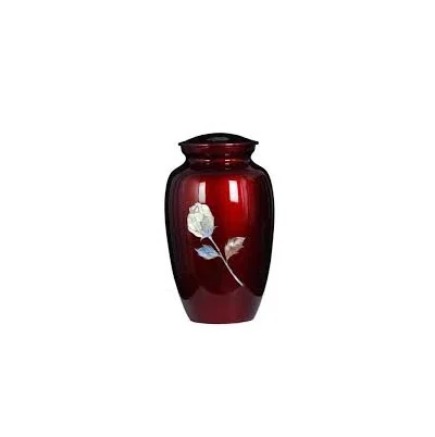 Top Quality Funeral Supplies Factory Price Casket Metal Funeral Urn Cremation Human Pet Ashes Itinerary for Export