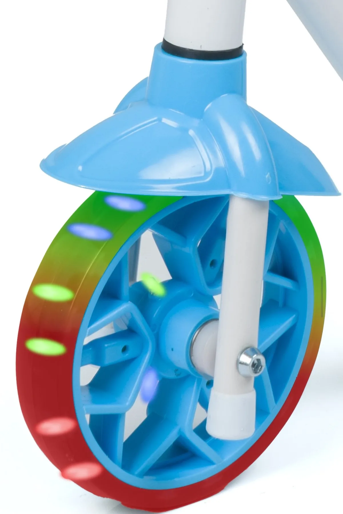 OEM 3-in-1 Kick Scooter for Kids and Babies Foldable with Silicone Wheels and 6 Lights on Each Wheel for 3-6 Years