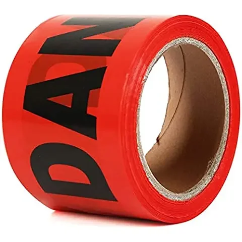 Danger Tape Hazard Safety Tape, Construction Caution Tape for Danger/Hazardous Area