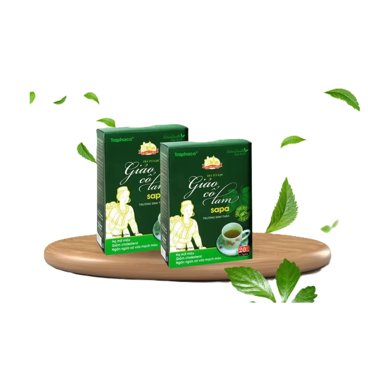 100% Organic Gynostemma Pentaphyllum Herbal Tea From Vietnam Blended with Sweet Taste 36 Months Shelf Life