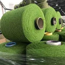 Aritificial Pe Yarn Professional Team Grass 100% Polyester Green Load Container From Vietnam Trading