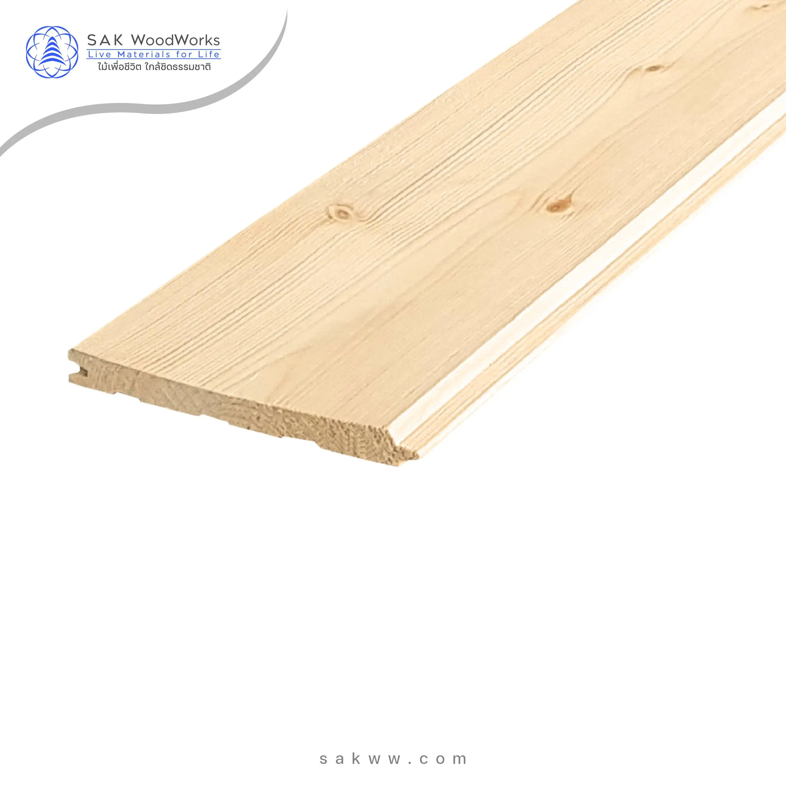 Best Quality 13mm x 122mm x 3m Pine Spruce V-Shaped Tongue Grooved Wall Panels Ceiling Plastic SAKWW Claddings Soundproof