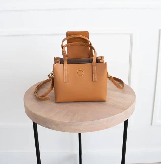 Autumn Winter Alligator Genuine leather Shoulder Bag For Women Knitting Handle Jelly Purse Tote Bags