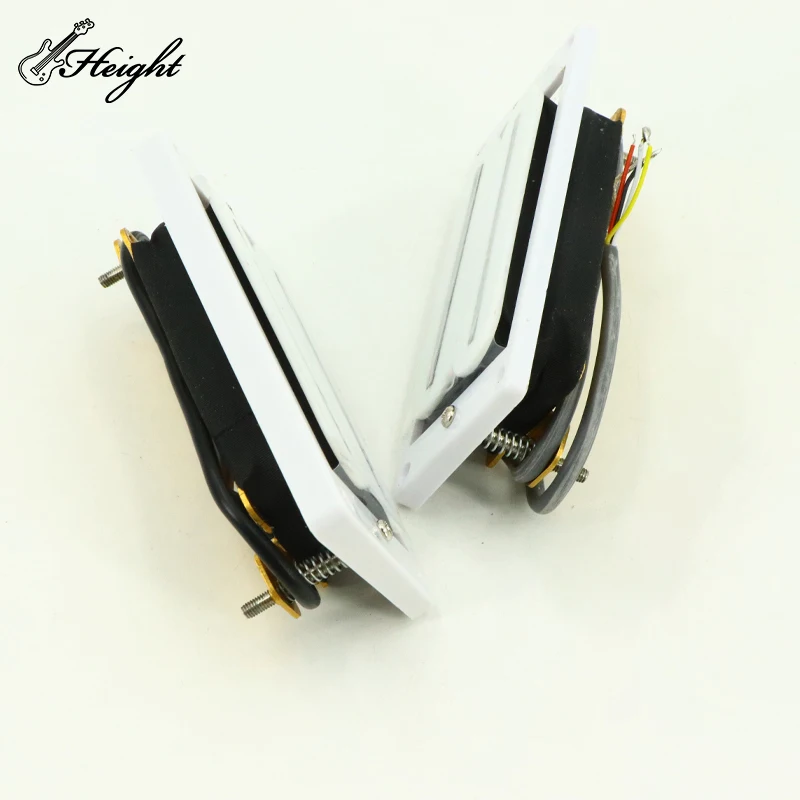 Experience Crystal-Clear Tones with the Orbital Double White Pickup Elevate Your Electric Guitar Sound
