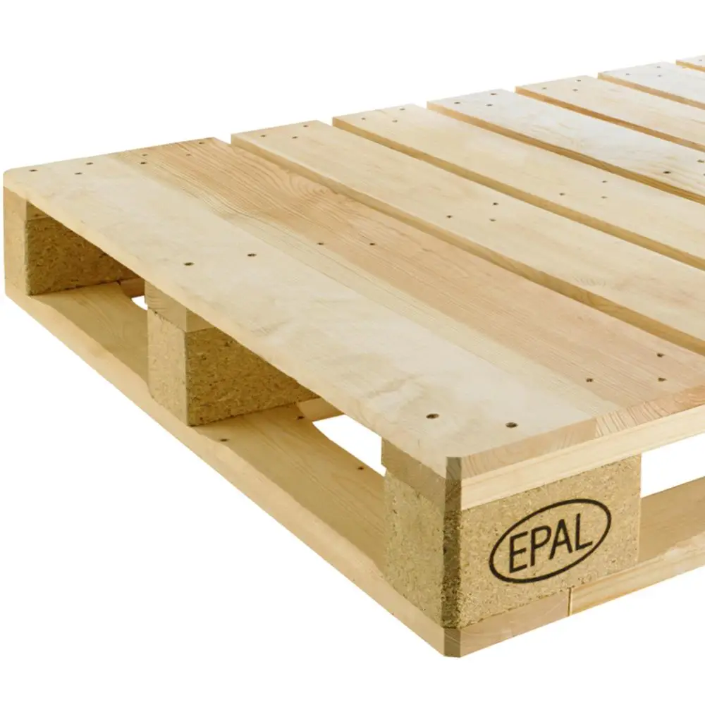 Best Sale Euro Epal Wooden Pallets Durable 4-Way Entry for Warehouse Storage Cheap Pine Wooden Pallet Packaging