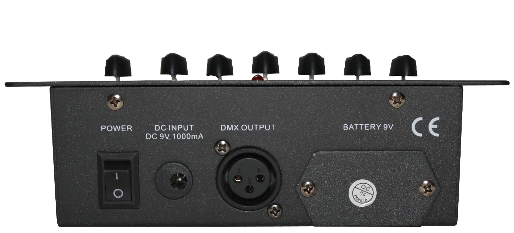 Factory Direct Supply 6 Channel Manual Switch Simple DMX DJ Controller with 3Pin female DMX connector