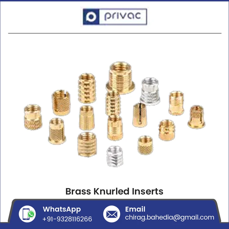 Knurled Brass Fastener Insert Nut for Plastics Manufacturer