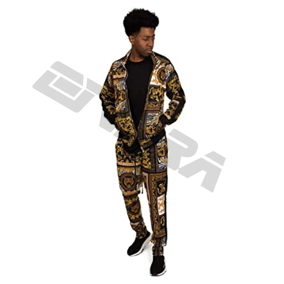 High Quality Custom Reflective Logo Outfits Sweatsuit Joggers Jogging Suits Tracksuits For Men Women