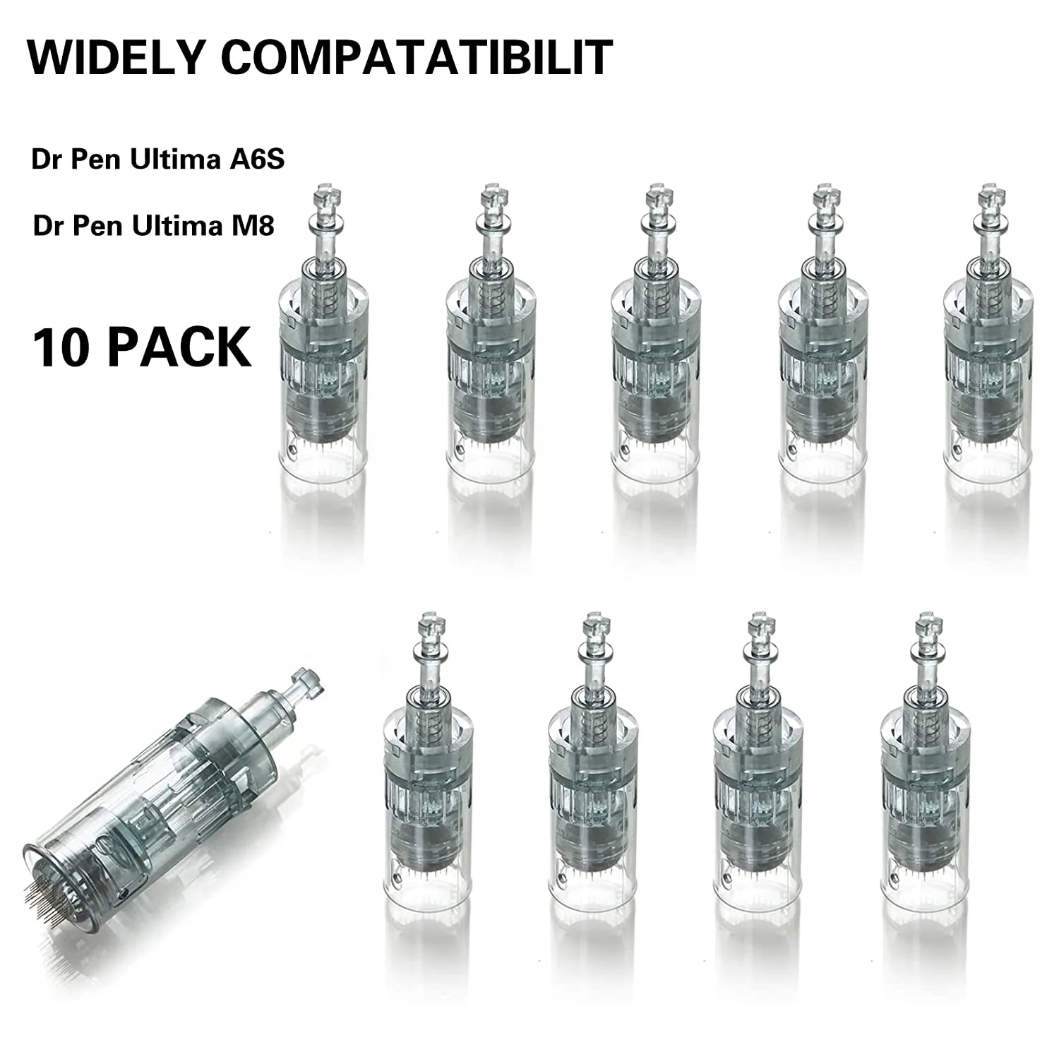 derma pen m8 16pin MTS microneedle derma pen micro needling therapy dermapen Dr pen needle cartridges