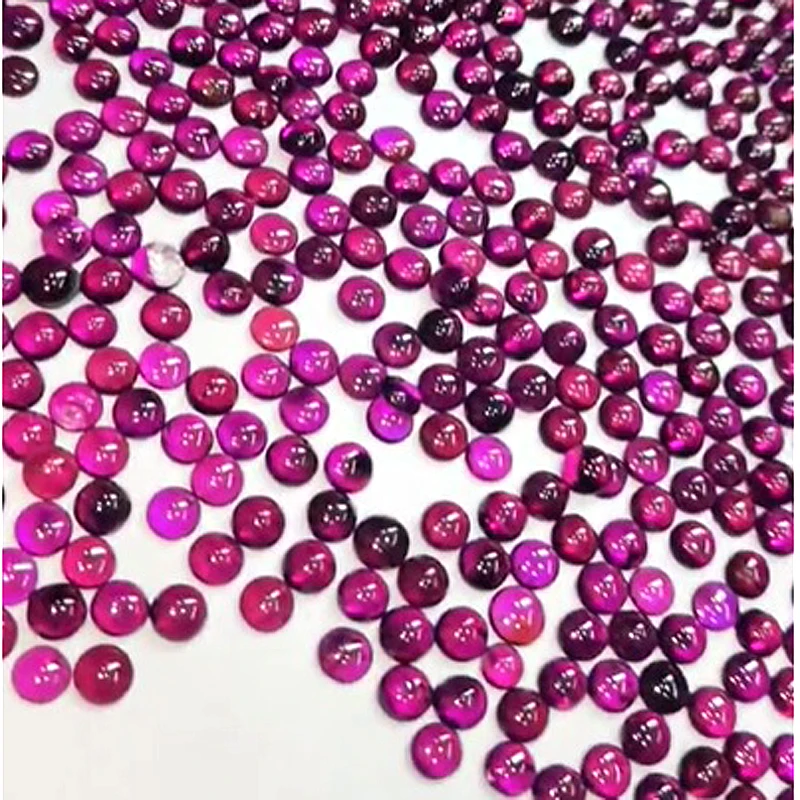 7072 Pcs Of Natural Rodolite Garnet 6mm Round Cabochon 7200 cts lot Iroc sales High quality gemstone loose stone for jewellery