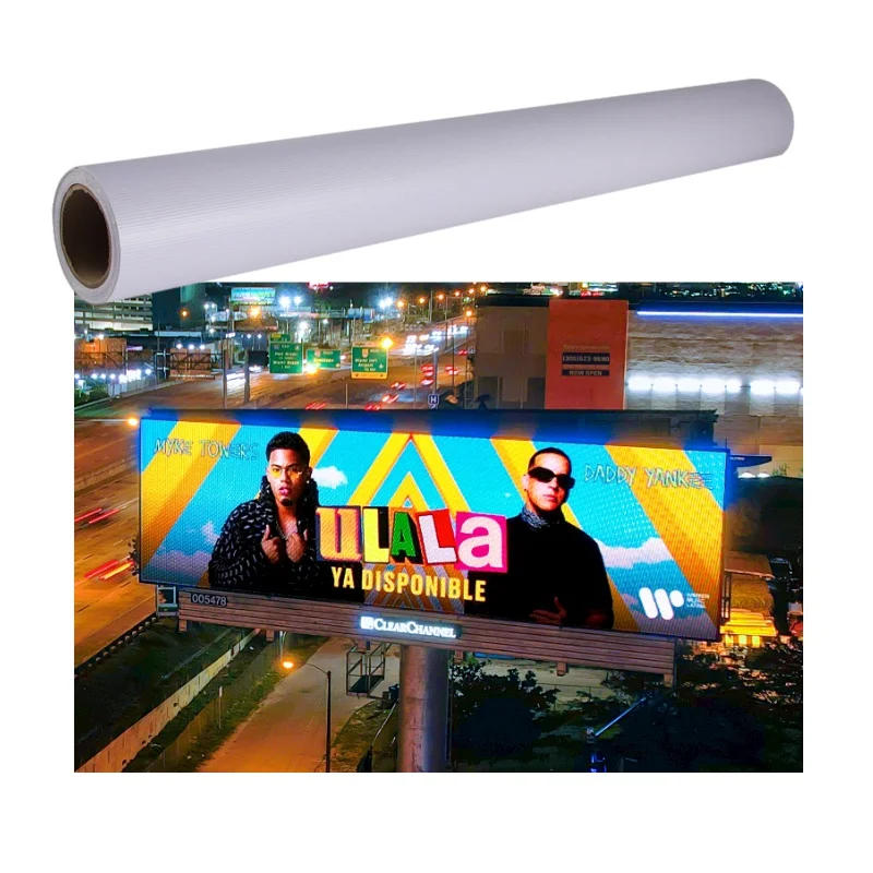 Distributor PVC Flex Banner Roll Stock Lot of Poster Materials