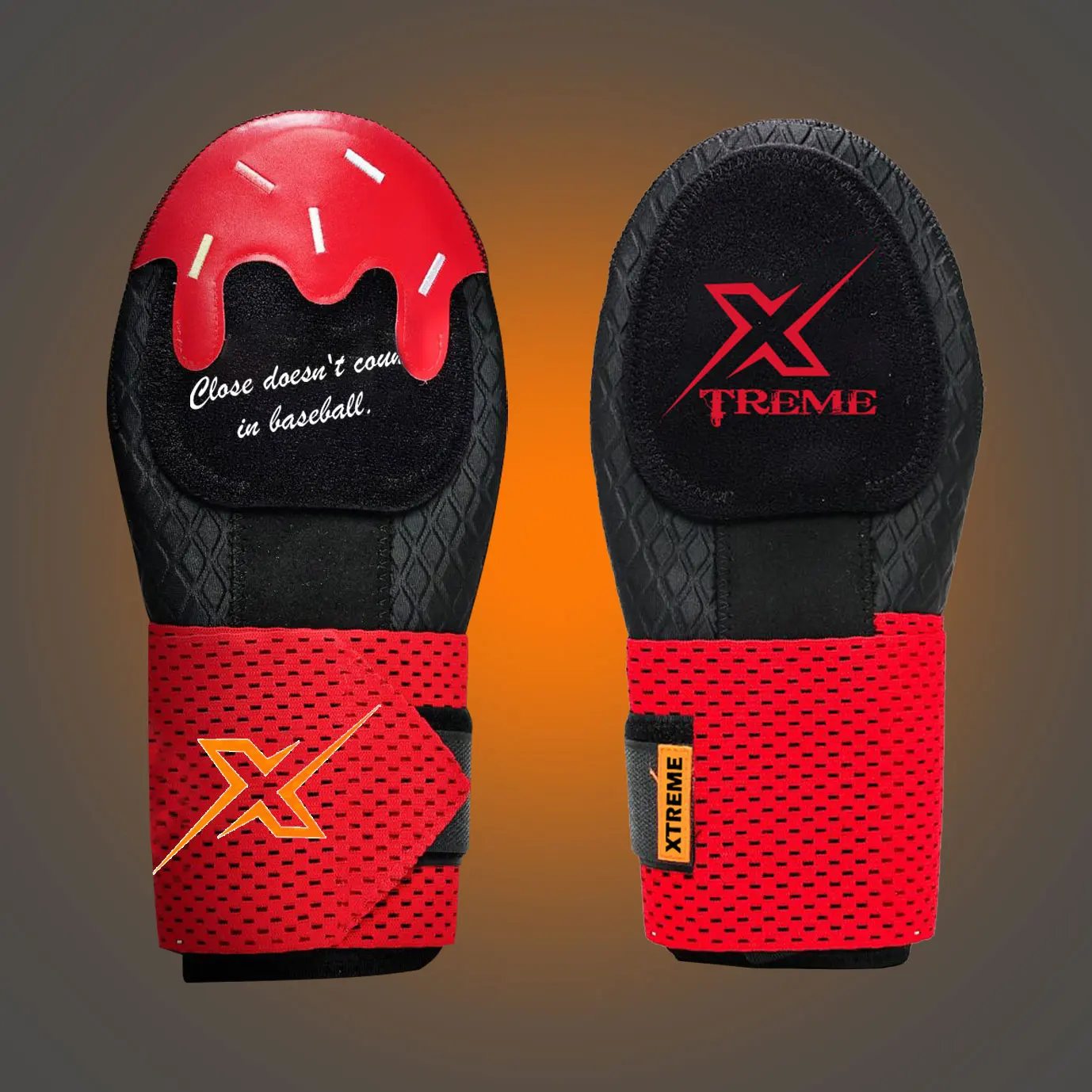 Base Runners Hand Protection Custom Design Logo Right and Left Hand Neoprene Youth and Adult Baseball Sliding Mitt