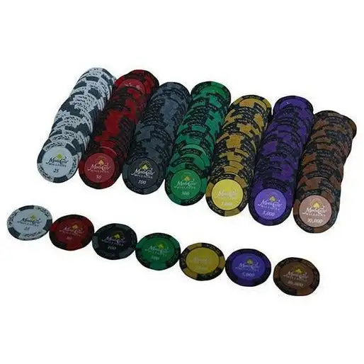 Чипсы Монте-Карло для покера полностью под заказ глиняный материал оптовые заказы производитель