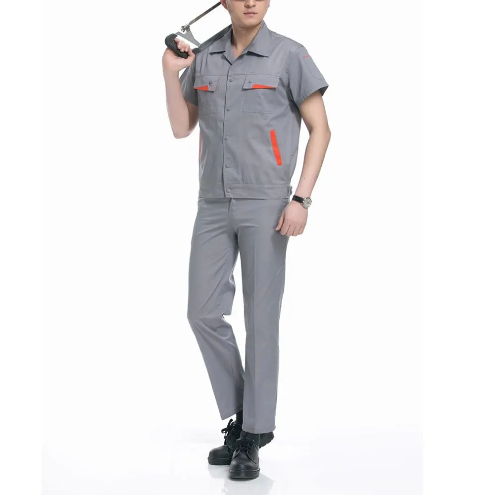 Top Quality Safety Overall Work Shop Mechanic Suit Construction Work Clothes Industrial Workwear Uniforms Men All Sizes