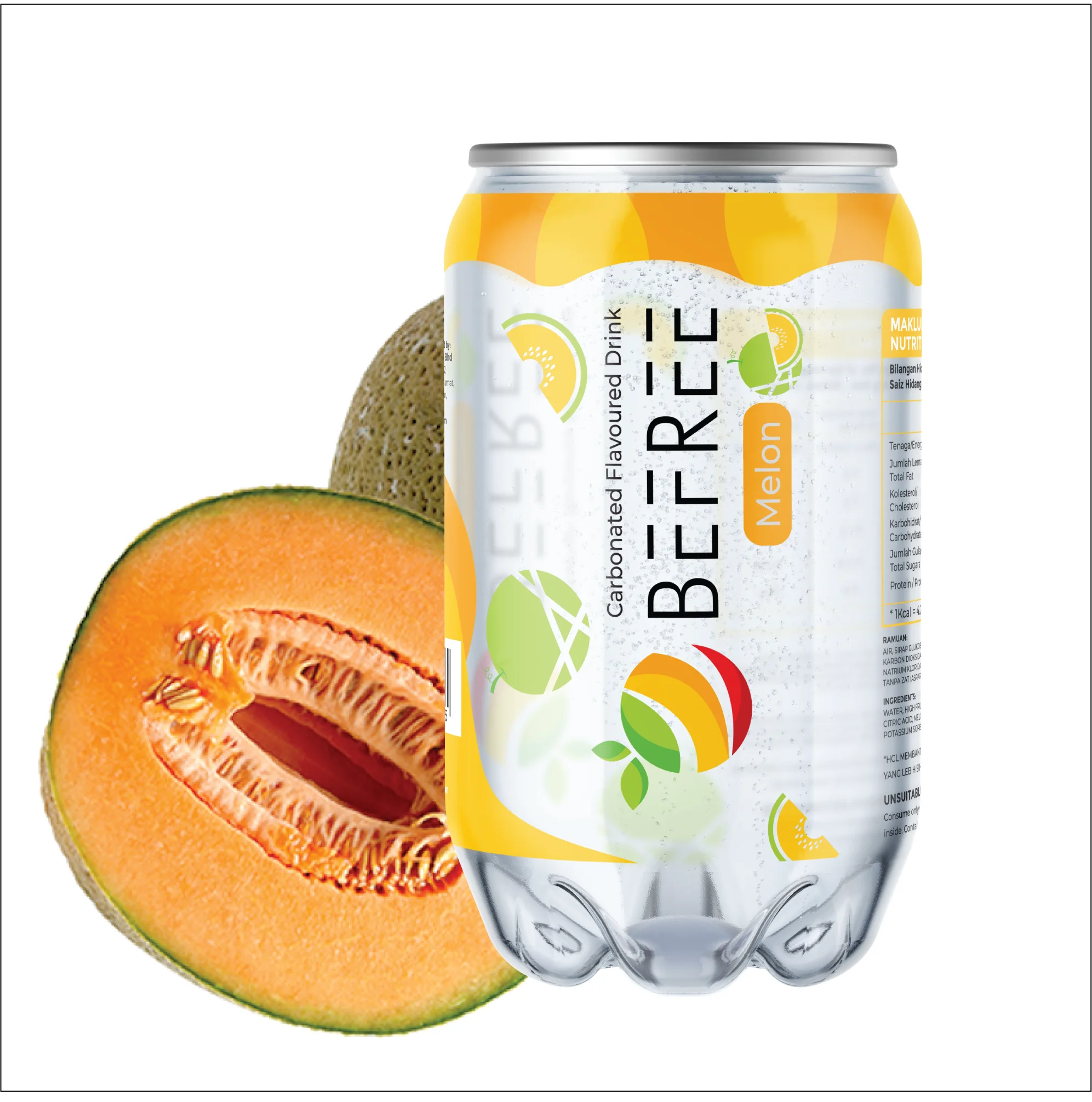 Good Quality Best Price Premium 350ml BeFree Sparkling Beverage Soda Water Drinks Malaysia Manufacturer Soft Drinks Industries