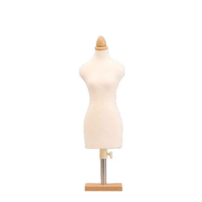 Teaching small table three-dimensional cutting female model students standard mini DIY model clothing design pin