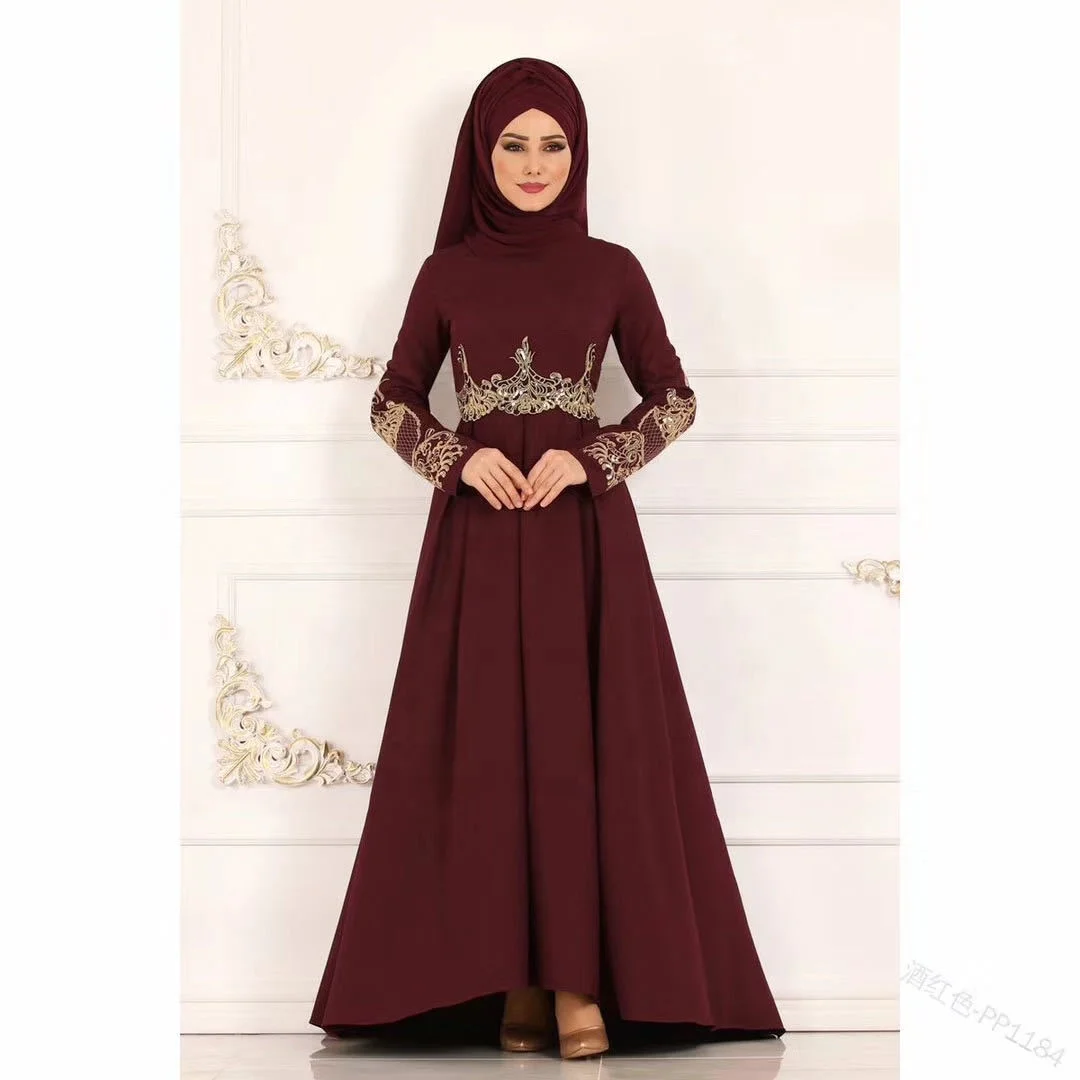 Muslim Islam Clothing Ramadan Dresses Caftan Moroccan Long Robe Turkey Kaftan Loose Maxi Hijab Dress Women Abaya Dubai 2023
