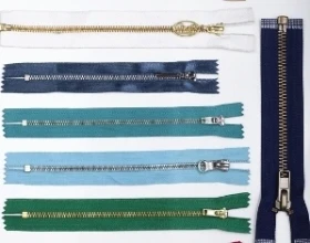 #8 Polished Garment Handbag Designer Brand Gunmetal Gold Silver Symmetrical Corn Teeth Metal Zipper