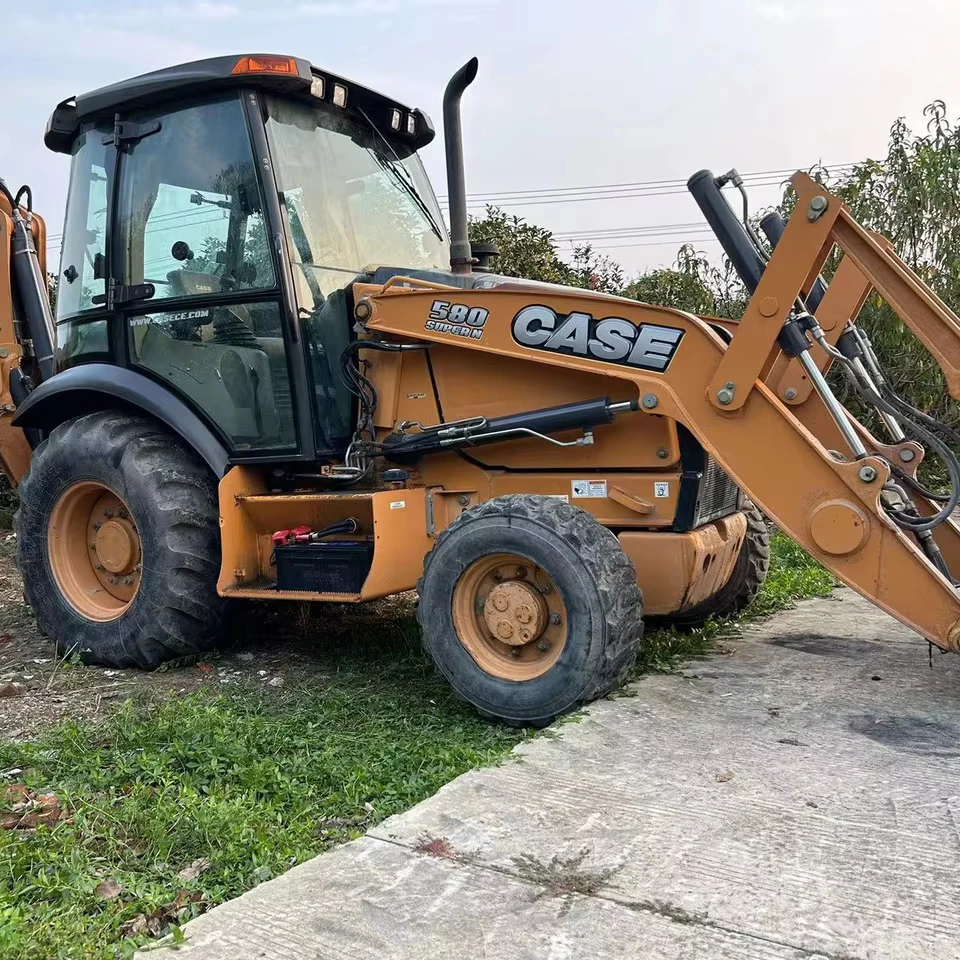 Used CASE 580 SUPPER N Skid Steer Loader Front Loader Tractor Loader Caterpillar Engine Pump Gearbox Core Components Included