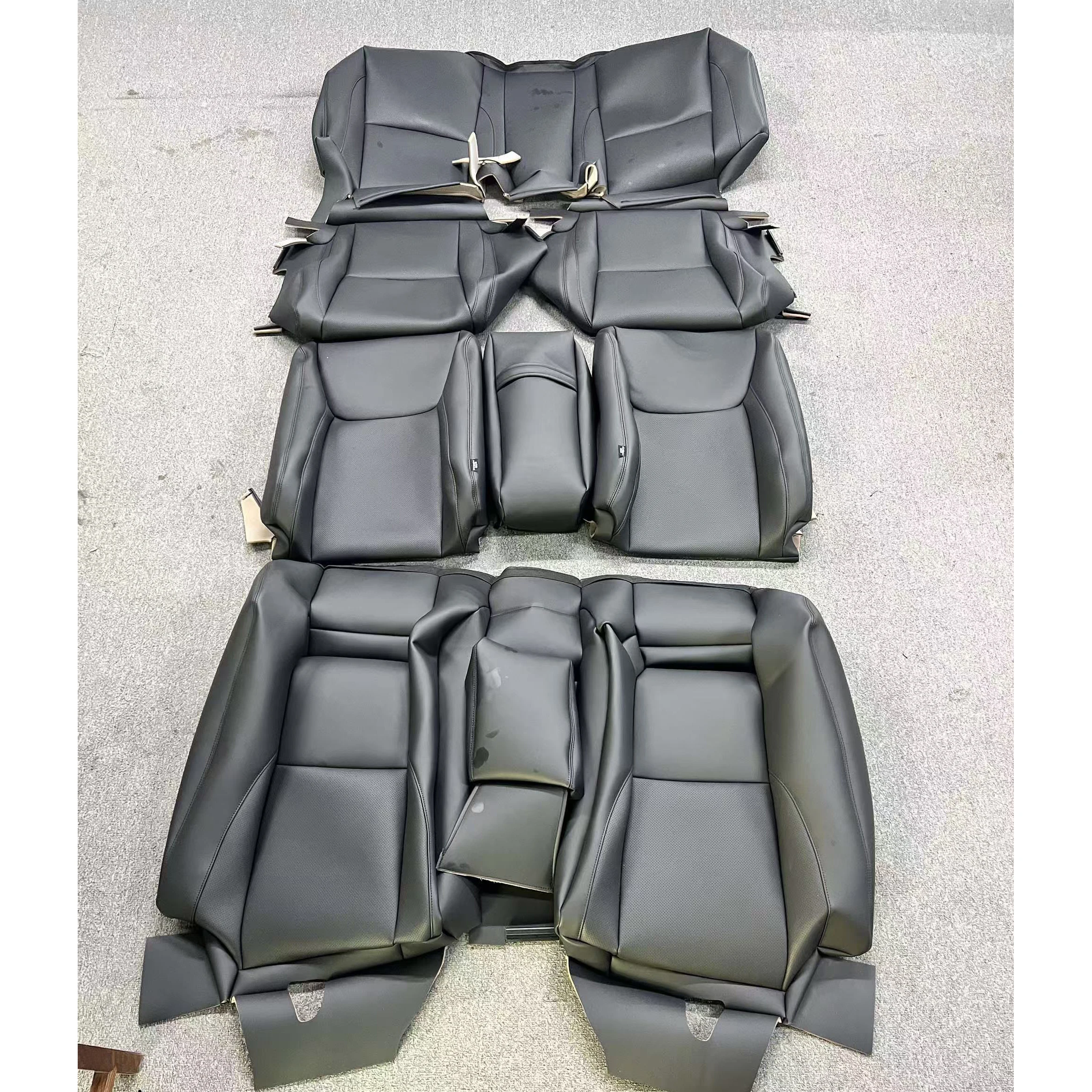 Breathable Full Set Luxury Pillows Cushions Car Seat Cover Special Leather Car Cover For Toyota Crown