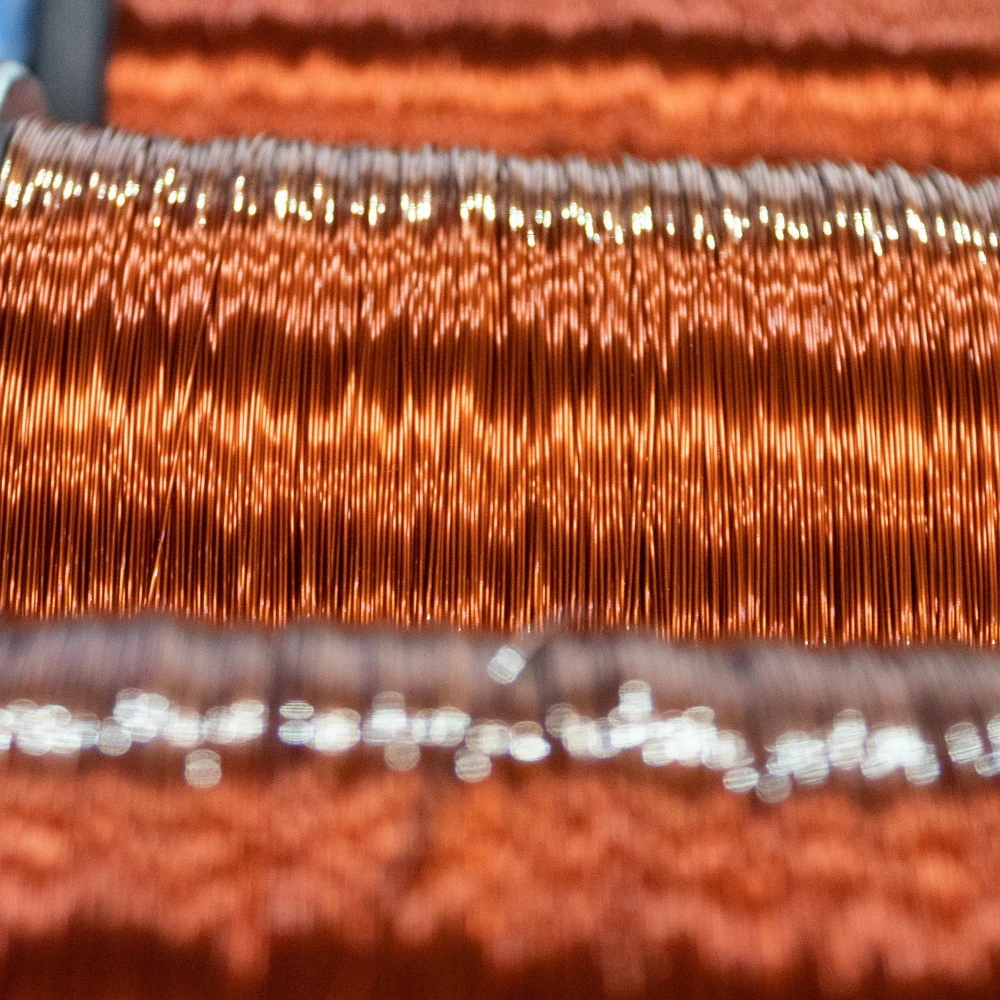 Magnet wire diameter 0.21mm - 0.25mm PEW grade 1 For Electrical industry IEC Standard bright red gold color Proper Price