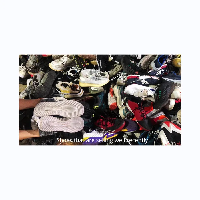 Wholesale bulk used shoes branded original sports second hand shoes basketball used shoes in bales