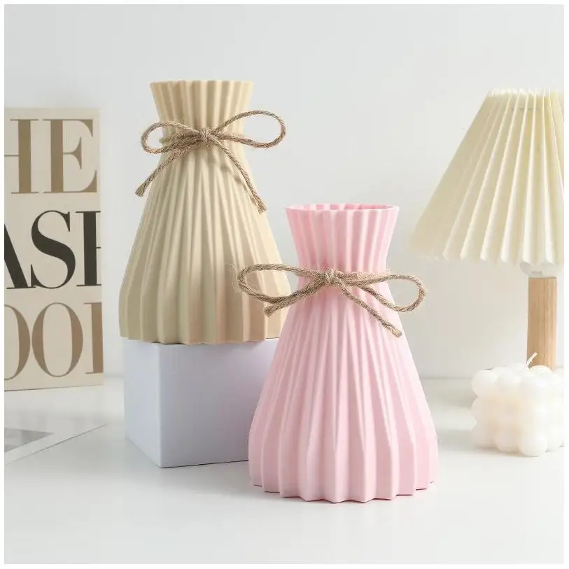 Flower Vase Home Decor Acrylic Small De And Porcelain Luxury Decoration Wood Transparent Bud Mold Big Nordic Biodegradable Vases