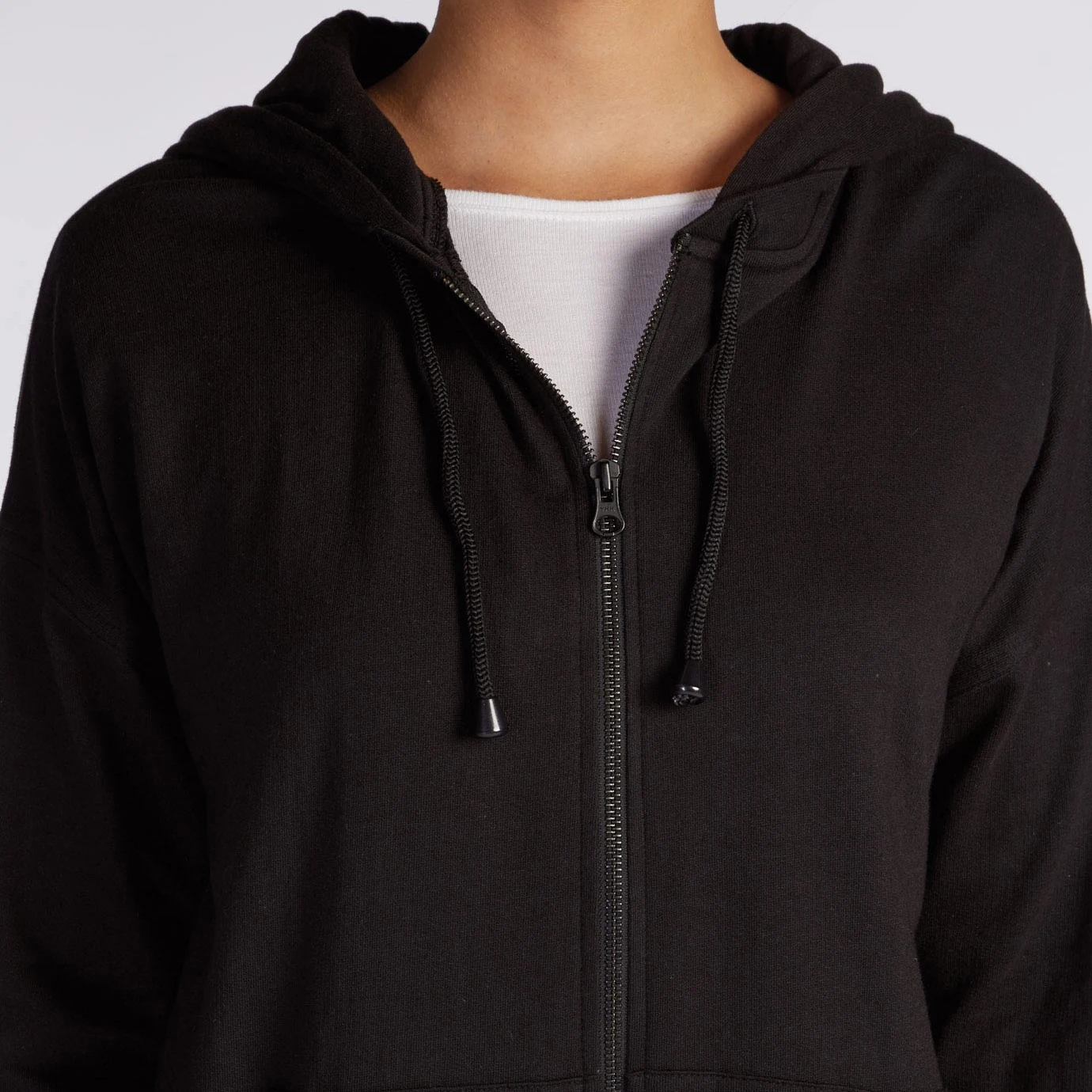 Female Modest Islamic Clothing Ladies Zipper Hoodie Simple Style Hooded Women Autumn Fashion Sweatshirt For Girls