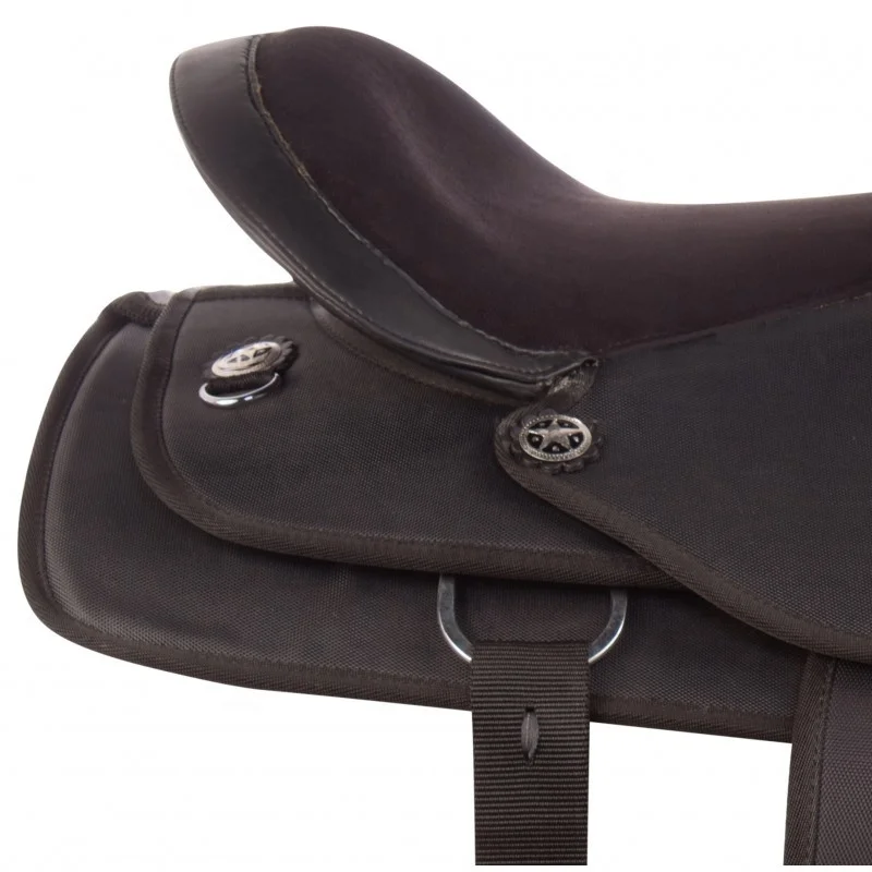 Top Quality Synthetic Western Saddle Ideal for Daily Ride Available with different seat sizes
