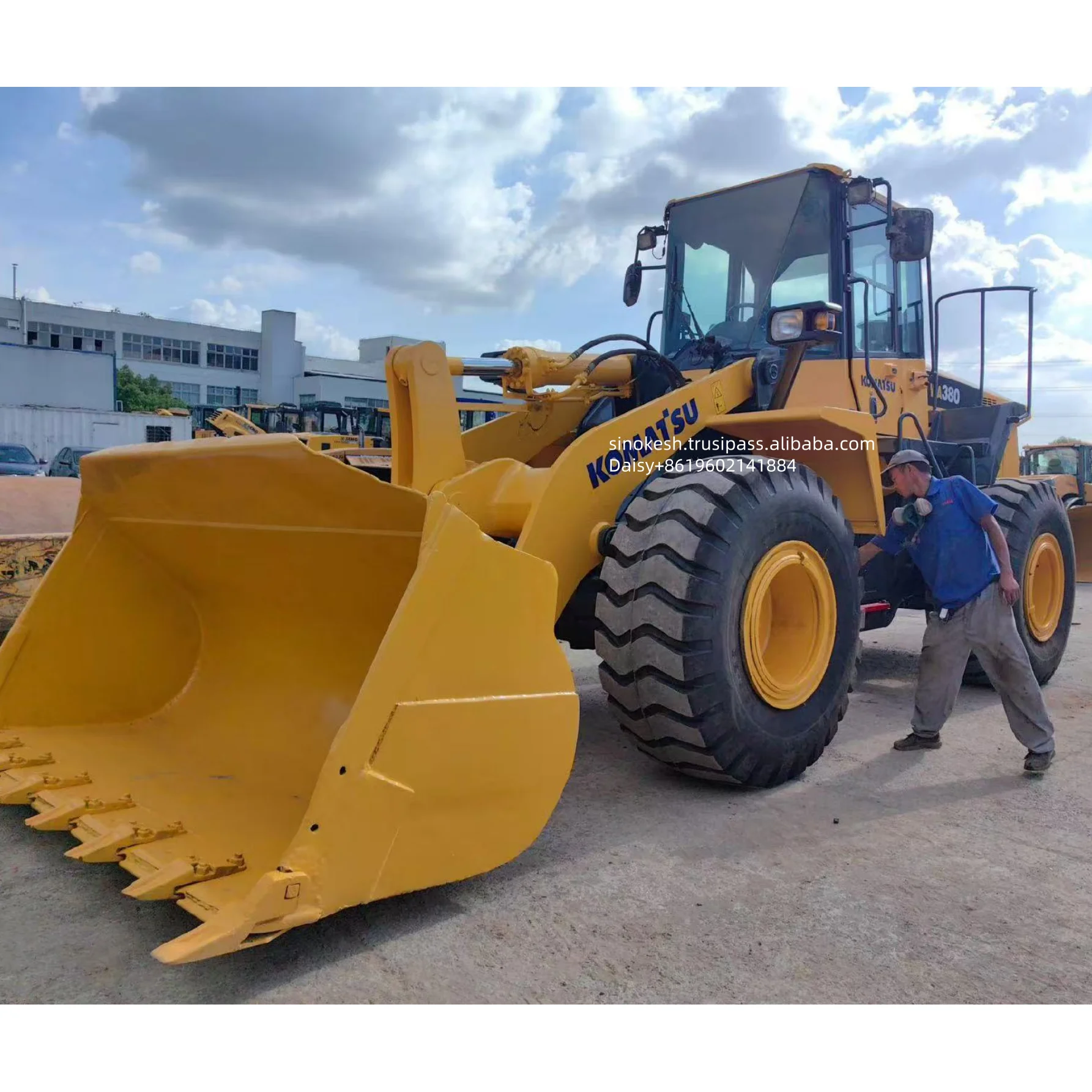 Оригинальный японский подержанный погрузчик KOMATSU WA380 высокое качество низкая цена колесный wa380-6 горячая распродажа