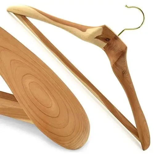 High quality design solid wooden hanger shoulder wooden and men suits and shirts paint coat hangers at best price BY N M CRAFT
