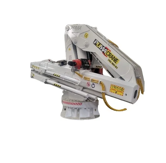 Puma Crane Best Quality 3 Ton 7 Ton Top Hydraulic Knuckle Boom Marine Ship Deck Crane Work Construction Industries Seller Turkey