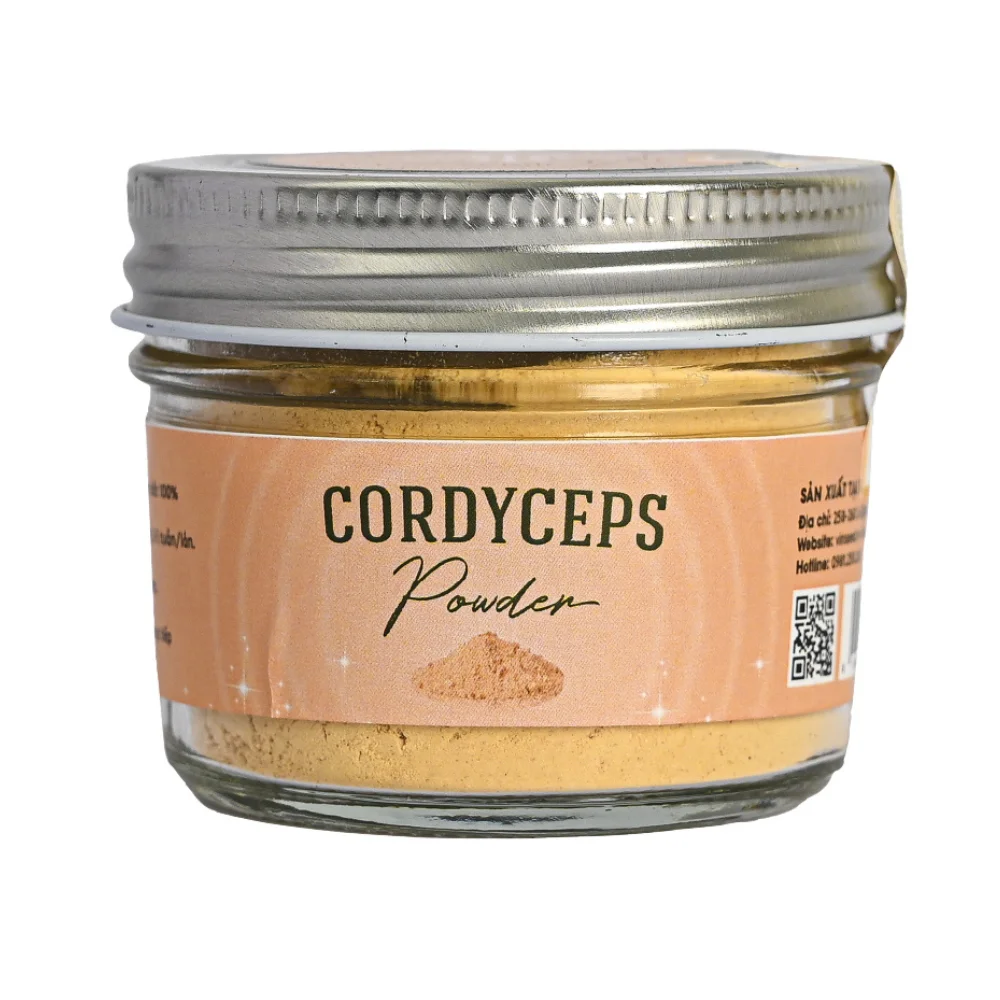 Cordyceps Powder Good Price Fine Powder Food ISO 22000 2018 certificate HPLC Test Method Customized Packaging Made In Vietnam