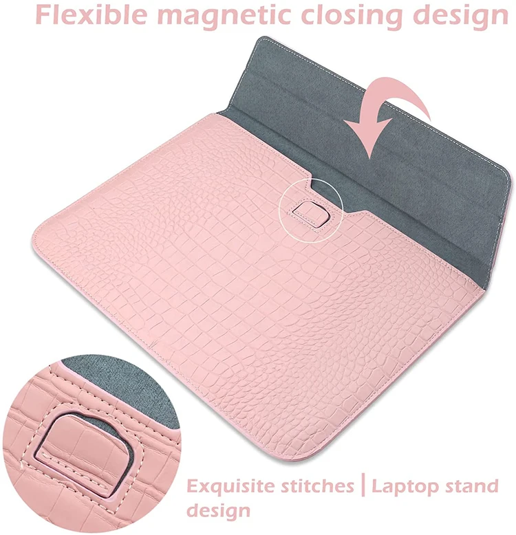 Waterproof Genuine Leather Laptop Bag 100% Original Handmade Professional Slim Fit Leather Laptop Sleeve For Sale