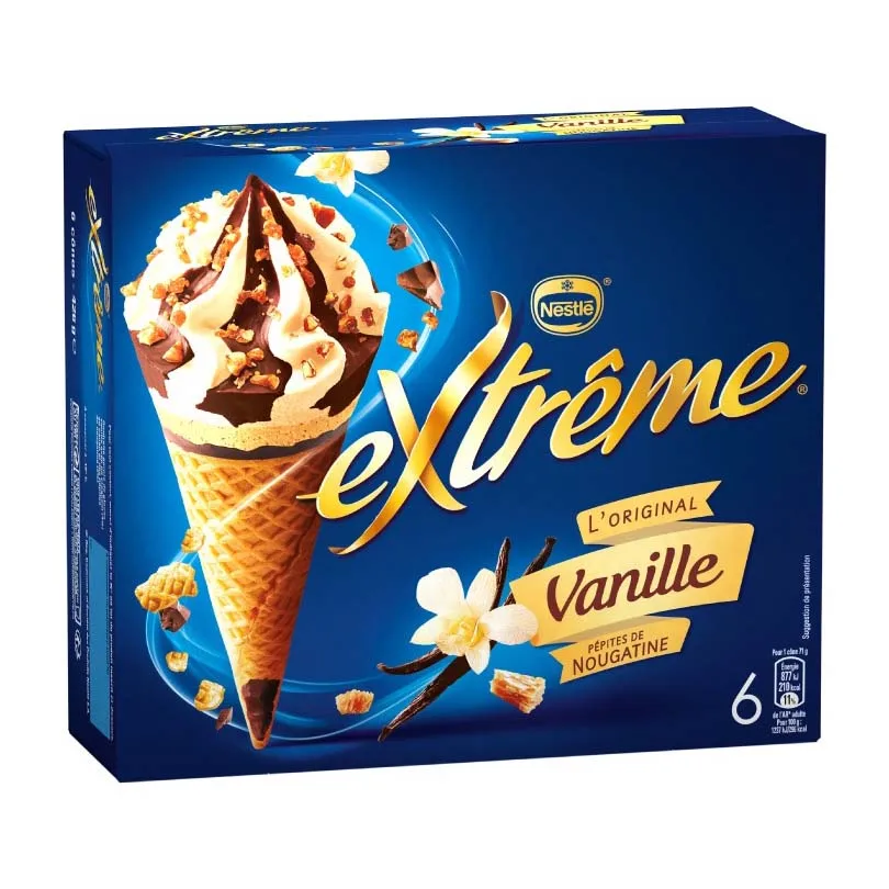 vanilla flavor Extreme dairy ice cream
