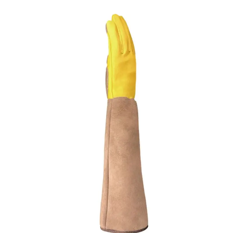 cow split leather Gardening Landscaping With Safety Cuff For Construction Cowhide Leather