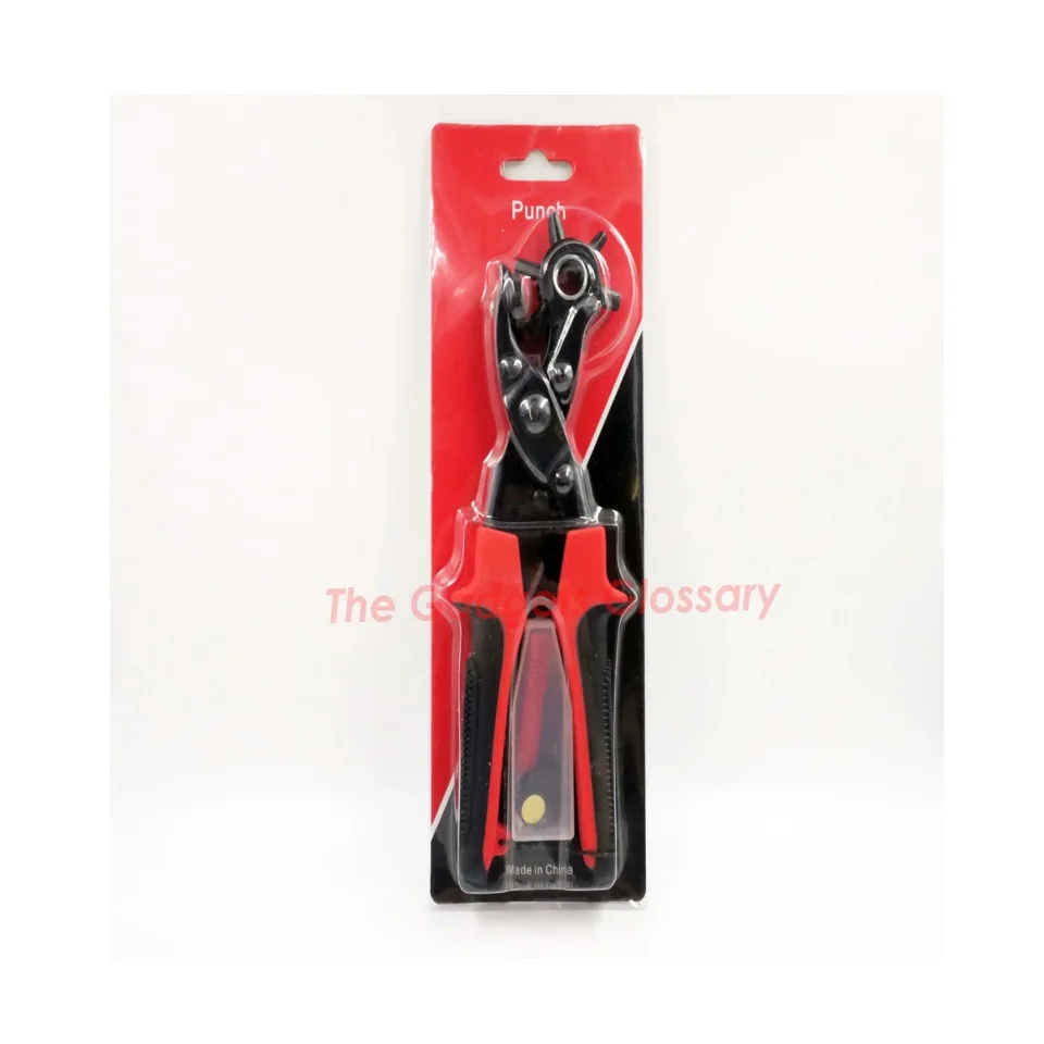 Price Reasonable Pliers Tools Soft Grip Plastic Handle Material Tools For DIY Application Low MOQ Leather Hole Puncher