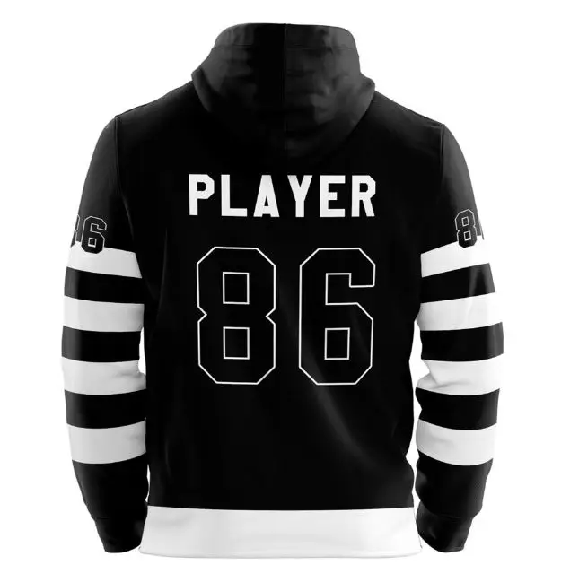 Men Sports Reversible Mesh Ice Hockey Jerseys Ice Hockey Practice Jersey Adult Sublimated Striped Team Training Hockey Jersey