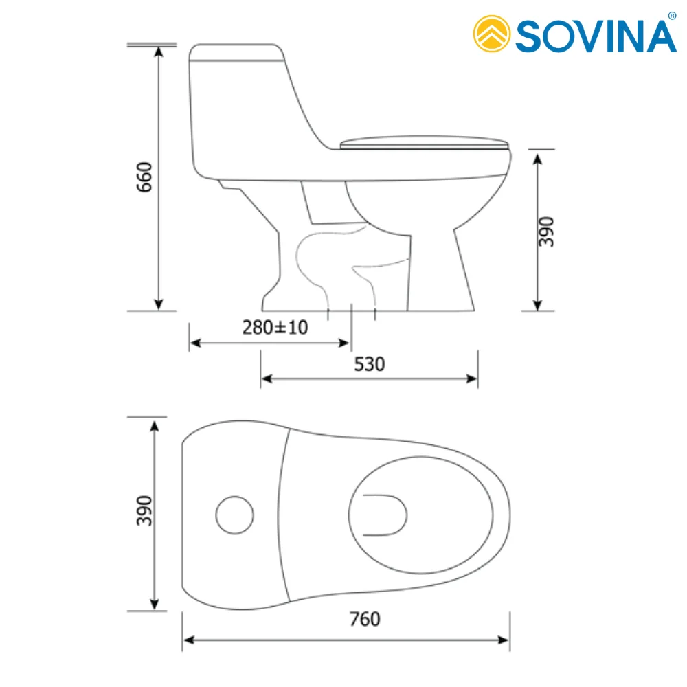 Hot Price One-Piece Modern Ceramic Toilet Seat with Smart Mechanical Cover Floor Bowl Shape P-Trap Drainage 1003 Model