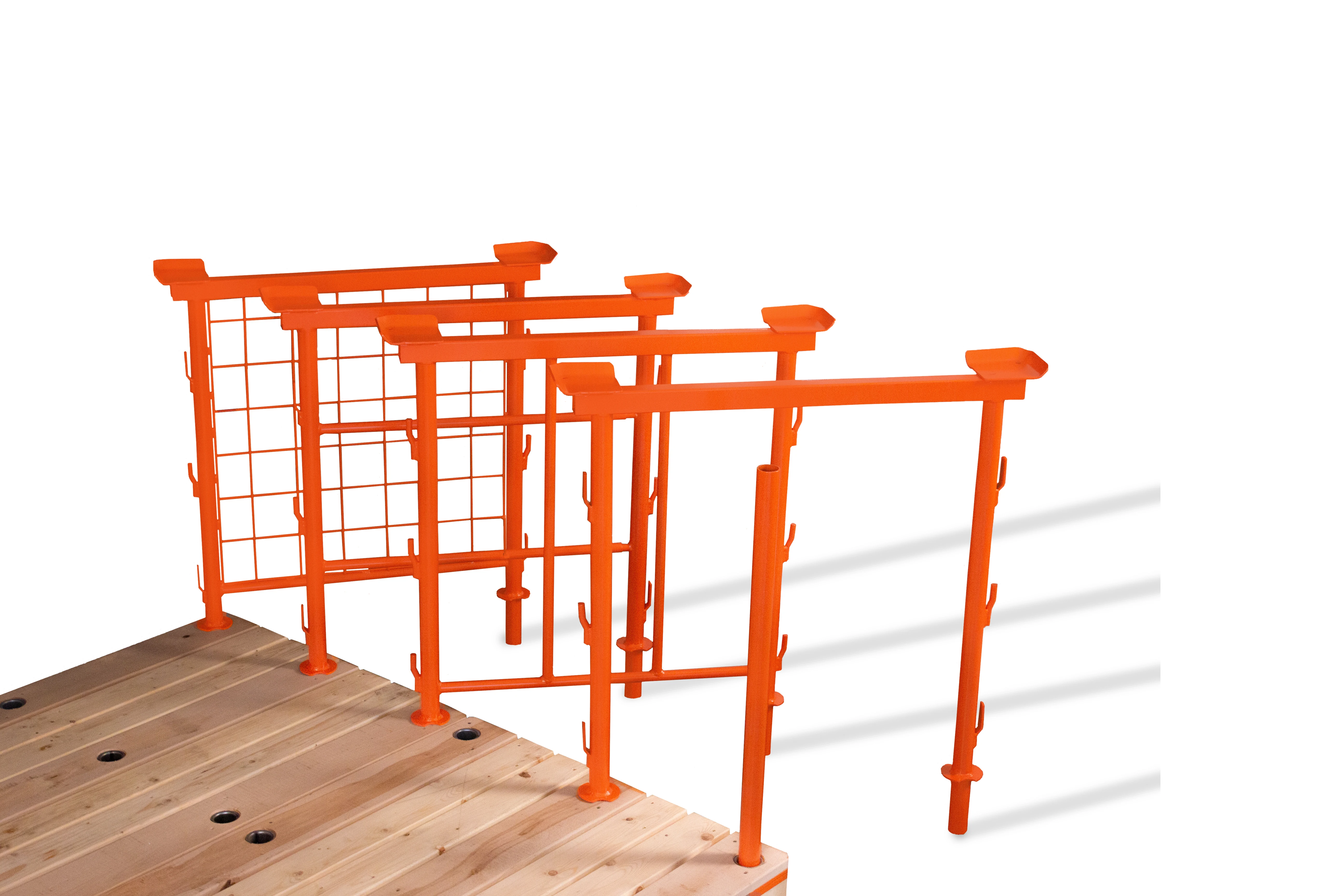 tubular stirrup pallet with hollow rivets system pallet with tubular stirrups can be stacked several times