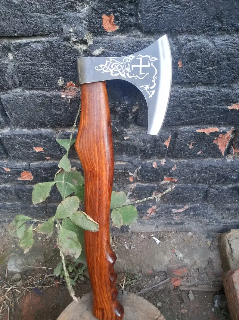 Wholesale Quality Handmade High Carbon Steel Axe Head Viking Axe Hatchet Axes Hatchets Carbon Steel