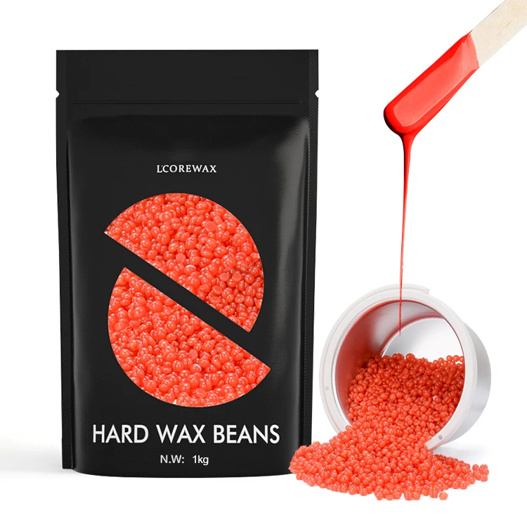 Lcorewax home waxing wholesale body wax brazilian armpit chest painless hard wax beads