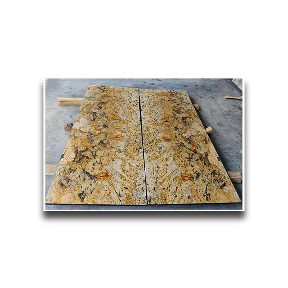 High Quality Polished Natural Custom Made Felix Gold Granite Marble Indian Bulk Wholesale Supplier