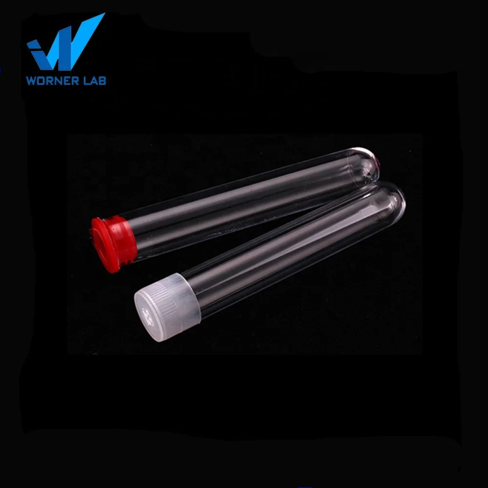 Прозрачная пластиковая пробирка на заказ