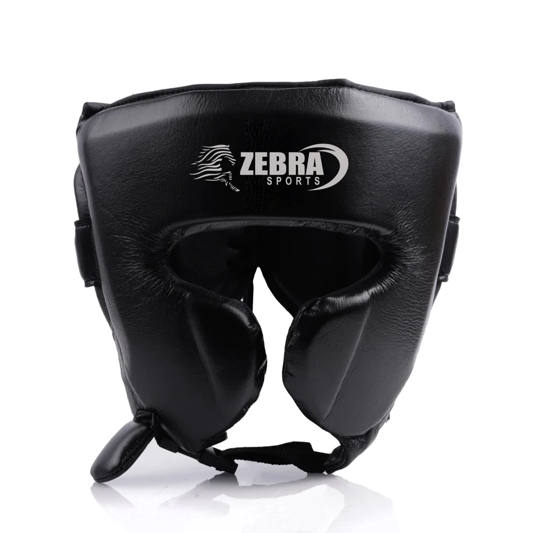 Custom logo Boxing Headgear MMA Protector Headgear Fighting Sparring Helmet with Nose Guard Head Guard