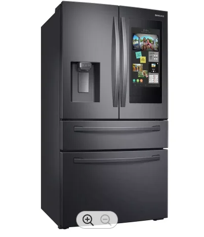 Fornew 28 cu ft 4 дверные двери дверной холодильник с сенсорным экраном из нержавеющей стали