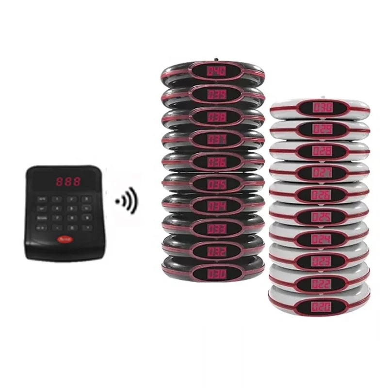 RINGBELL C202 Новый беспроводной Coaster Quick Charge пейджер зуммер вызова ресторанного вибрировать викторины система